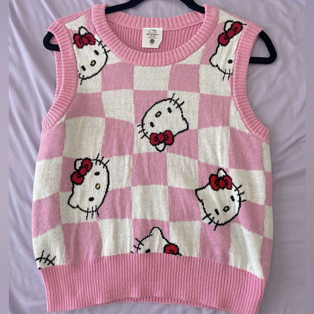 hello kitty sweater vest